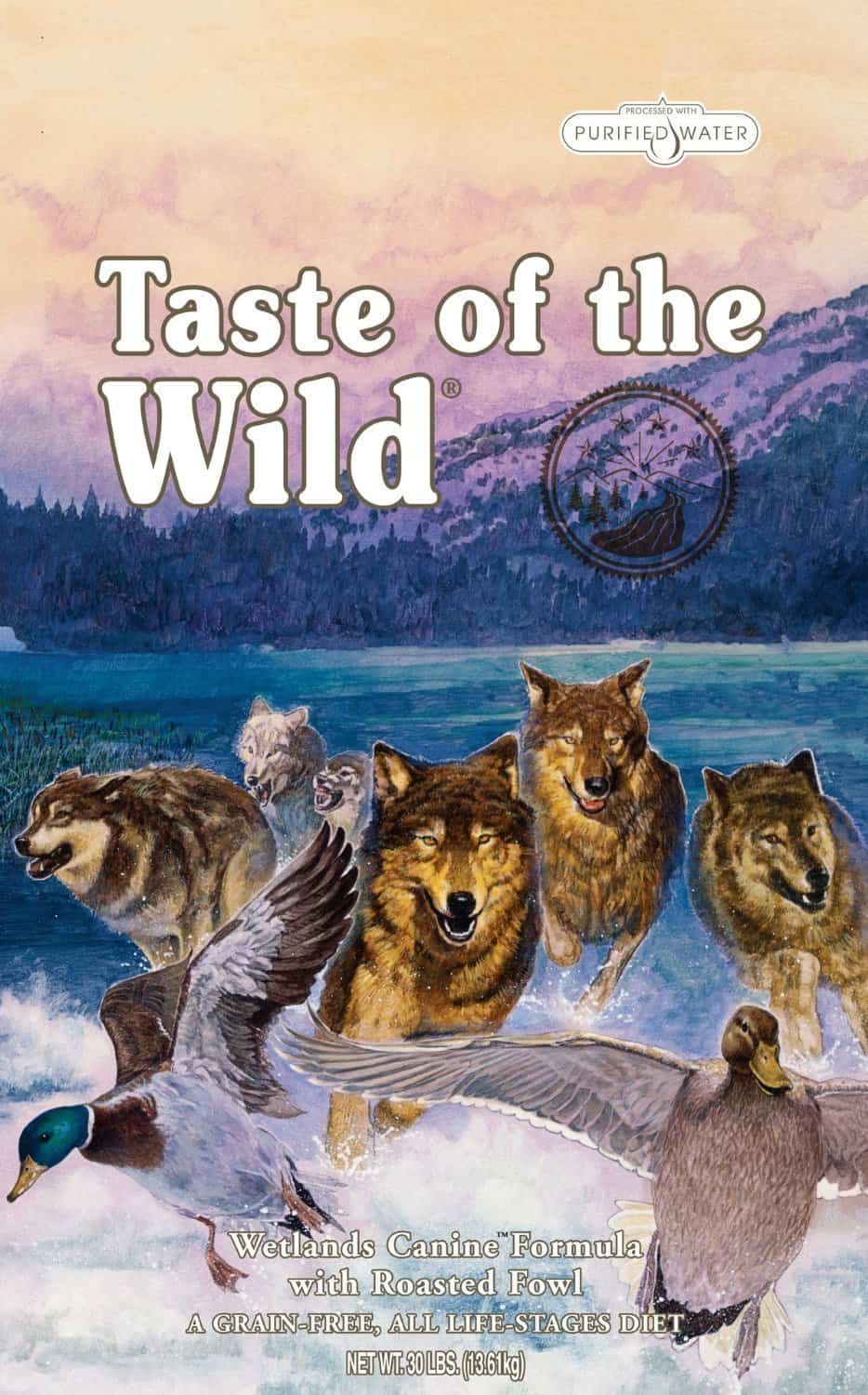 taste of the wild dog food issues