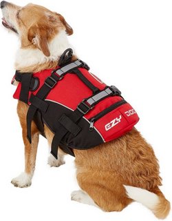 Ezydog Dog Lifejacket Red Large